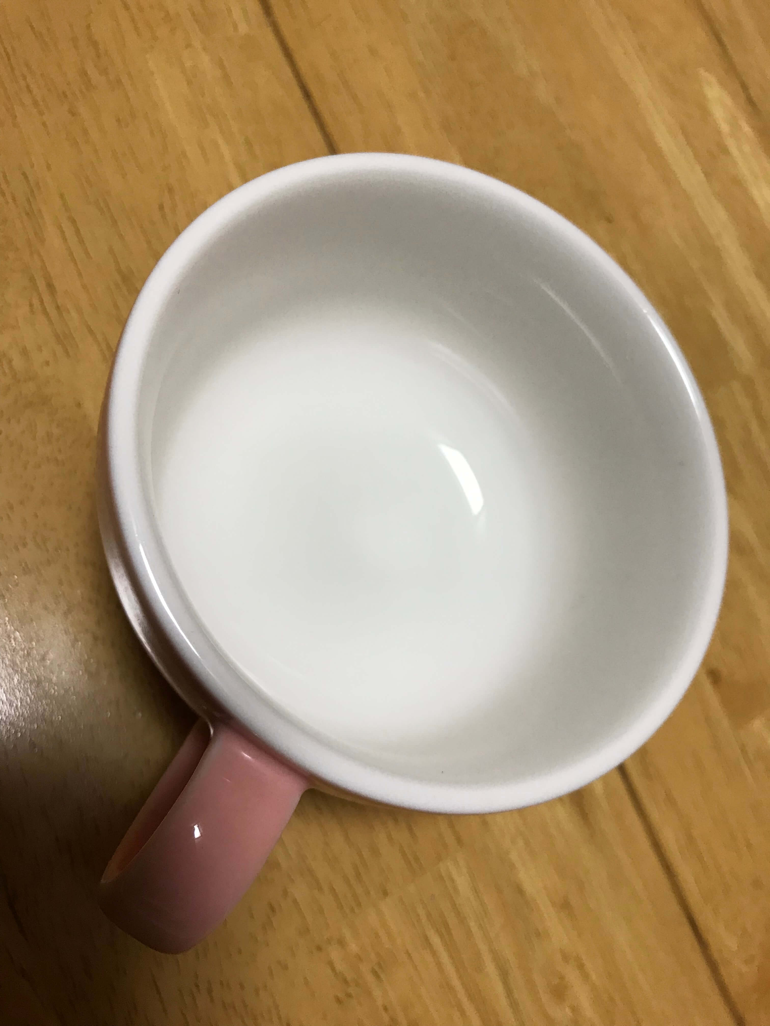 ORIGAMIカップの内側の曲線